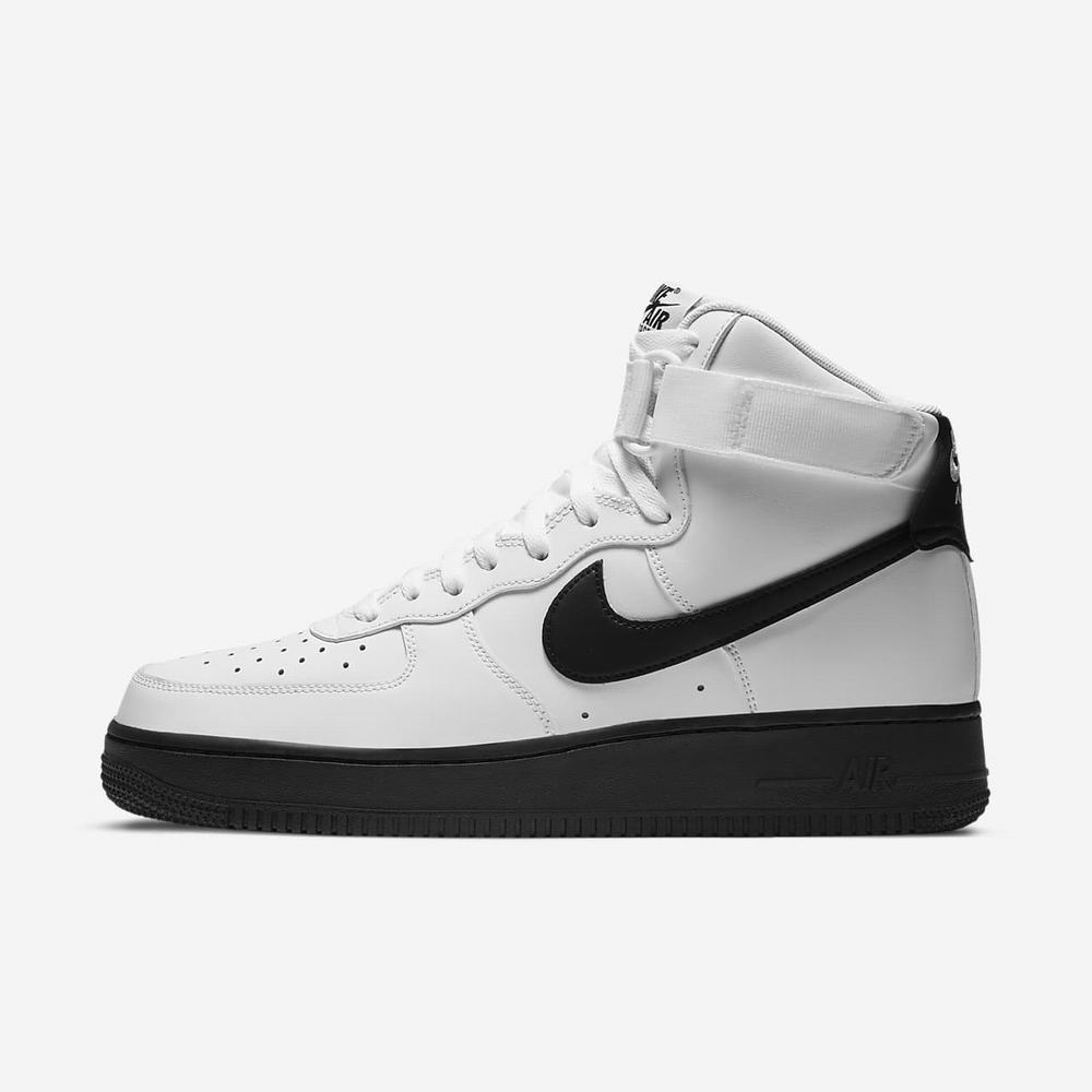 Sneakers Nike Air Force 1 High '07 Blanche 6201-374 White/Black Homme | BSJ-55067062